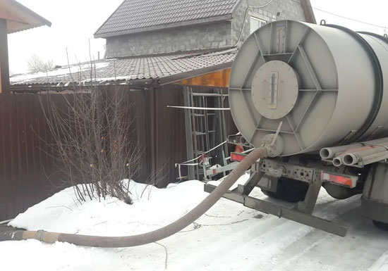 Услуги ассенизатора зимой Вельяминово